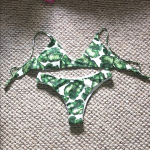 Tropical bikini set